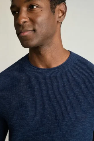 Jersey de cuello alto para hombre de Bonobos | Tejido de punto de transición de lino y algodón