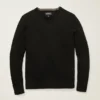 Jersey de cuello en V de lana merino lavable Jersey de cuello en V de lana merino lavable