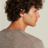 Jersey de cuello en V de merino lavable Jersey de cuello en V de merino lavable