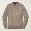 Jersey de cuello en V de merino lavable Jersey de cuello en V de merino lavable
