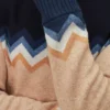 Jersey de cuello redondo con bloques de color Jersey de cuello redondo con bloques de color