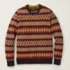 Jersey de cuello redondo con diseño Argyle Fair Isle Jersey de cuello redondo con diseño Argyle Fair Isle