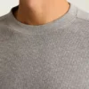 Jersey de cuello redondo con tejido de gofre