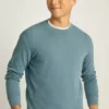 Jersey de cuello redondo con tejido de gofre