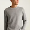 Jersey de cuello redondo con tejido de gofre