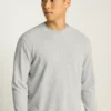 Jersey de cuello redondo con tejido de gofre