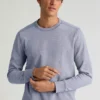 Jersey de cuello redondo con tejido de gofre