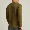Jersey de cuello redondo con tejido de gofre