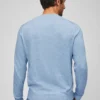 Jersey de cuello redondo de algodón ecológico