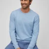 Jersey de cuello redondo de algodón ecológico