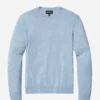 Jersey de cuello redondo de algodón ecológico
