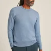 Jersey de cuello redondo de algodón y cachemira Jersey de cuello redondo de algodón y cachemira