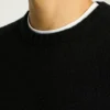 Jersey de cuello redondo de bouclé Jersey de cuello redondo de bouclé