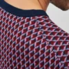 Jersey de cuello redondo de jacquard de merino Jersey de cuello redondo de jacquard de merino