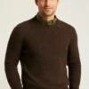 Jersey de cuello redondo de lana de alpaca Jersey de cuello redondo de lana de alpaca