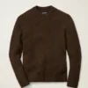 Jersey de cuello redondo de lana de alpaca Jersey de cuello redondo de lana de alpaca