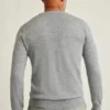 Jersey de cuello redondo de lana merino lavable Jersey de cuello redondo de lana merino lavable