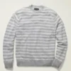 Jersey de cuello redondo de lino Jersey de cuello redondo de lino