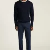 Jersey de cuello redondo de merino lavable Jersey de cuello redondo de merino lavable