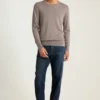 Jersey de cuello redondo de merino lavable Jersey de cuello redondo de merino lavable