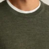 Jersey de cuello redondo de merino lavable Jersey de cuello redondo de merino lavable