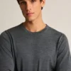 Jersey de cuello redondo de merino lavable