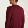 Jersey de cuello redondo de merino lavable
