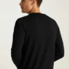 Jersey de cuello redondo de merino lavable