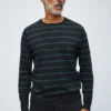 Jersey de cuello redondo de mezcla de algodón