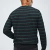 Jersey de cuello redondo de mezcla de algodón
