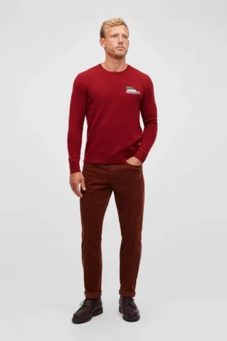 Jersey de cuello redondo Holiday Wagon