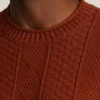 Jersey de cuello vuelto de algodón y cachemira Jersey de cuello vuelto de algodón y cachemira