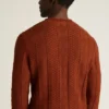 Jersey de cuello vuelto de algodón y cachemira Jersey de cuello vuelto de algodón y cachemira