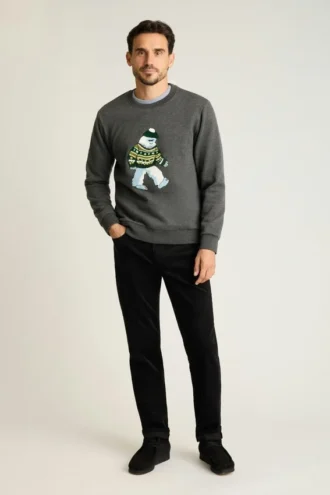 Jersey de felpa supersuave con estampado de animalitos