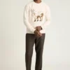 Jersey de felpa supersuave con estampado de animalitos