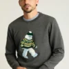 Jersey de felpa supersuave con estampado de animalitos