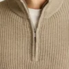 Jersey de media cremallera para hombre de Bonobos | Lino italiano y algodón de lujo