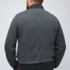 Jersey de merino con media cremallera Tallas grandes