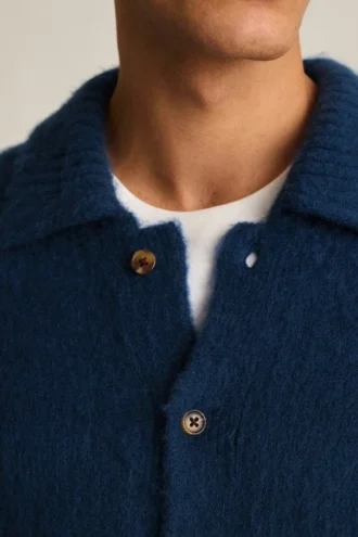 Jersey de punto cardado para hombre | Calidez ligera para combinar