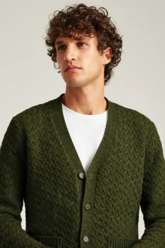 Jersey de punto trenzado