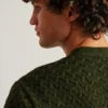 Jersey de punto trenzado