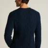 Jersey de punto trenzado de algodón de Bonobos | Estilo invernal fabricado en Italia