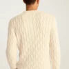 Jersey de punto trenzado de algodón de Bonobos | Estilo invernal fabricado en Italia