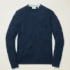 Jersey de punto trenzado de algodón de Bonobos | Estilo invernal fabricado en Italia