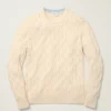 Jersey de punto trenzado de algodón de Bonobos | Estilo invernal fabricado en Italia