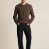 Jersey de punto trenzado de merino Jersey de punto trenzado de merino