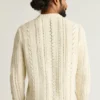 Jersey de punto trenzado de merino Jersey de punto trenzado de merino