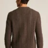 Jersey de punto trenzado de merino Jersey de punto trenzado de merino