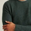 Jersey de punto waffle con mezcla de yak Jersey de punto waffle con mezcla de yak