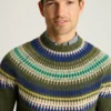 Jersey Fair Isle de mezcla de lana de Bonobos | Tejido cálido y festivo Jersey Fair Isle de mezcla de lana de Bonobos | Tejido cálido y festivo